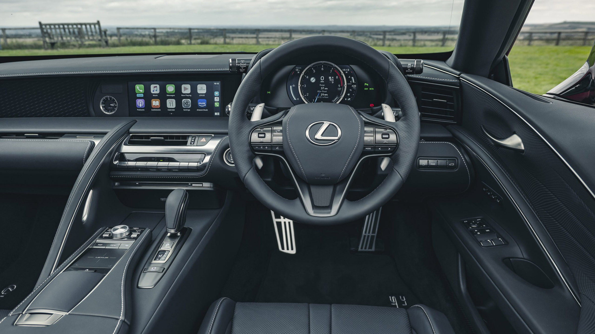 Lexus LC Convertible interior
