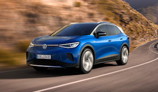 2021 Volkswagen ID.4 driving - front view