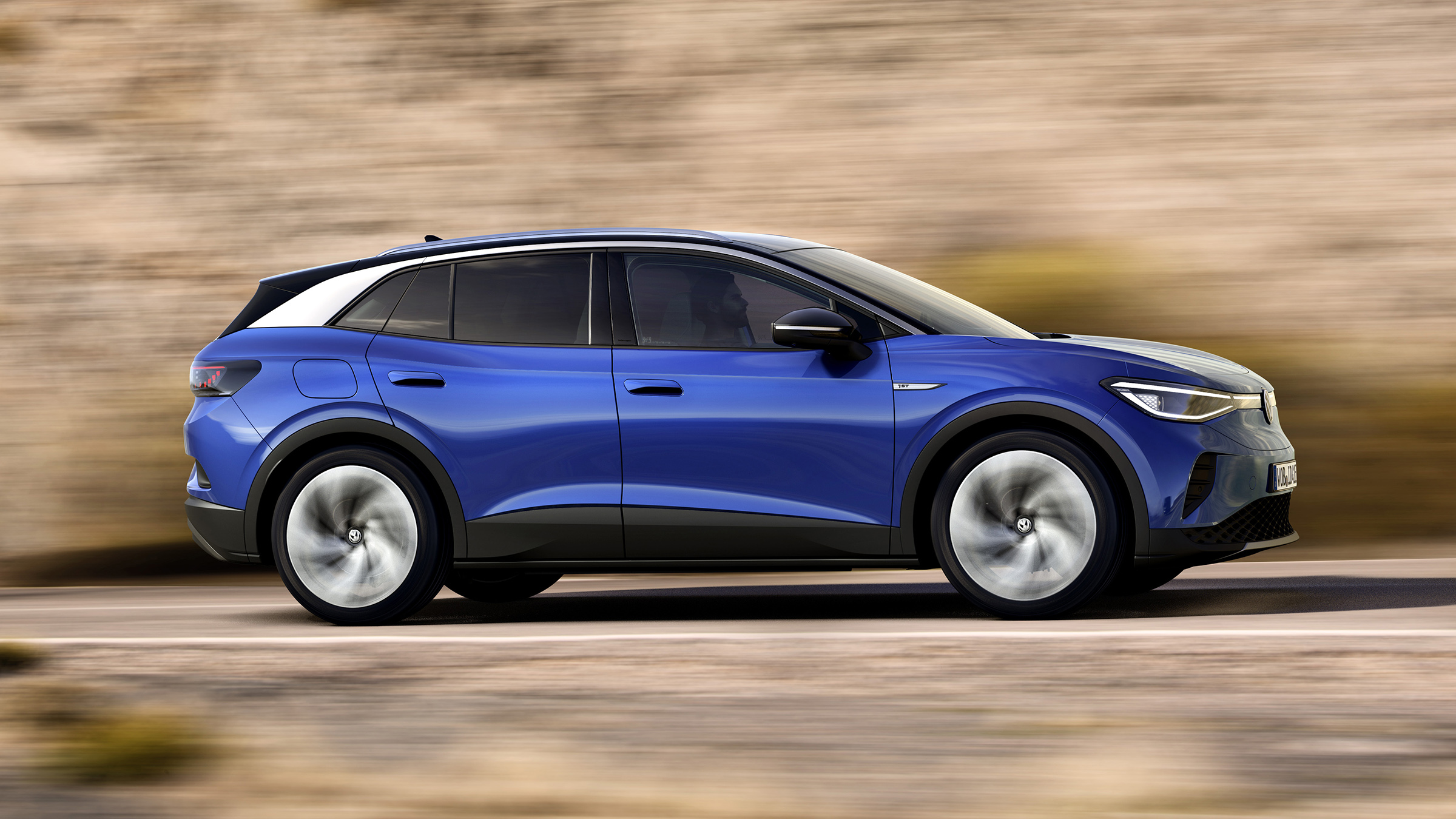 2021 Volkswagen ID.4 driving - side view