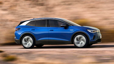 2021 Volkswagen ID.4 driving - side view
