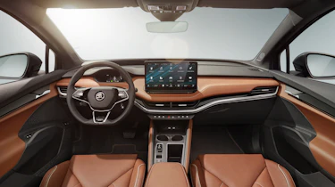 2021 Skoda Enyaq iV - dashboard wide view