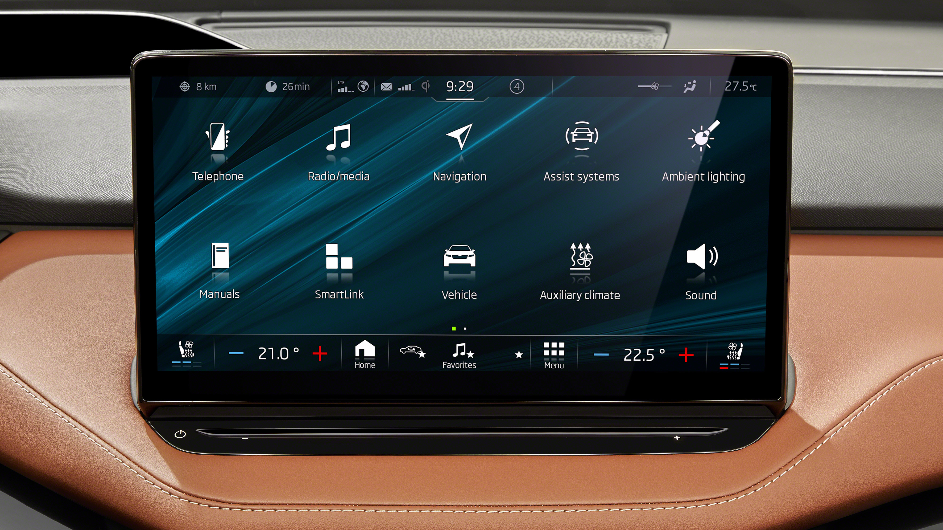 2021 Skoda Enyaq iV - infotainment screen 