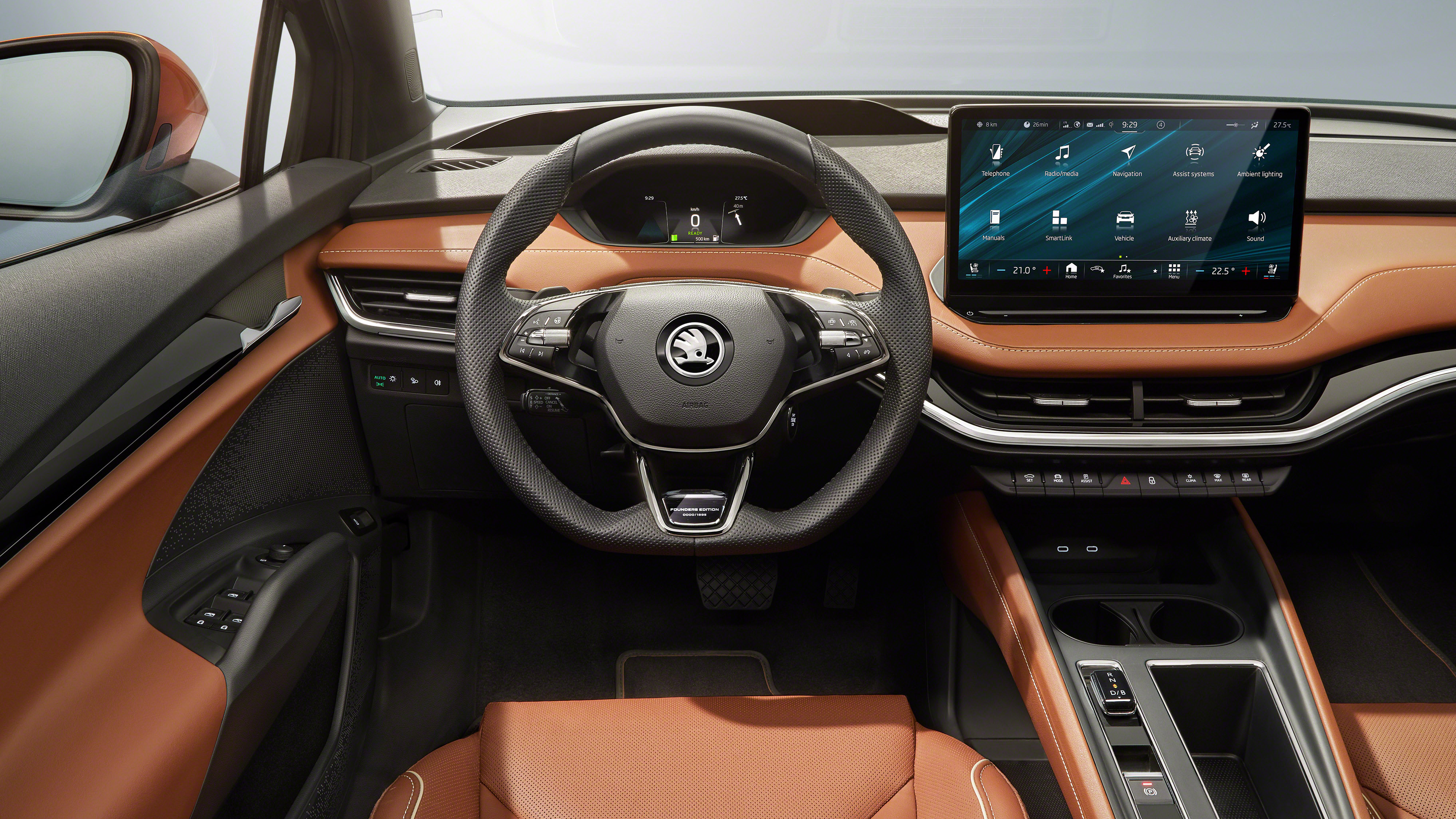 2021 Skoda Enyaq iV - interior and dashboard