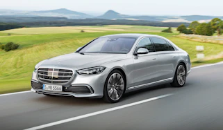 2020 Mercedes S-Class - front 3/4 dynamic