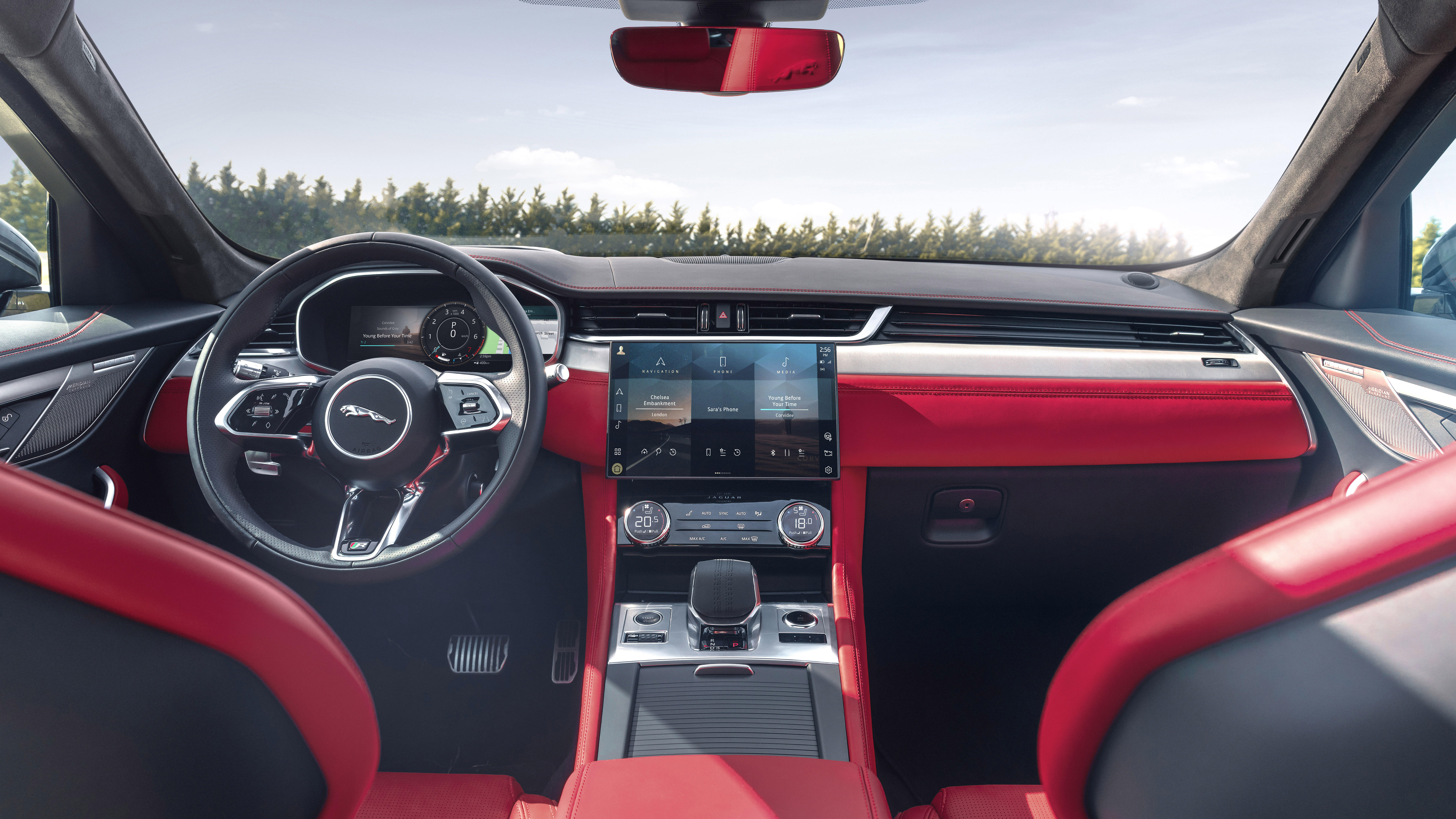 2020 Jaguar F-Pace - interior full width view