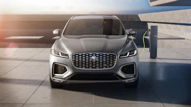 2020 Jaguar F-Pace P400e plug-in hybrid- front static view