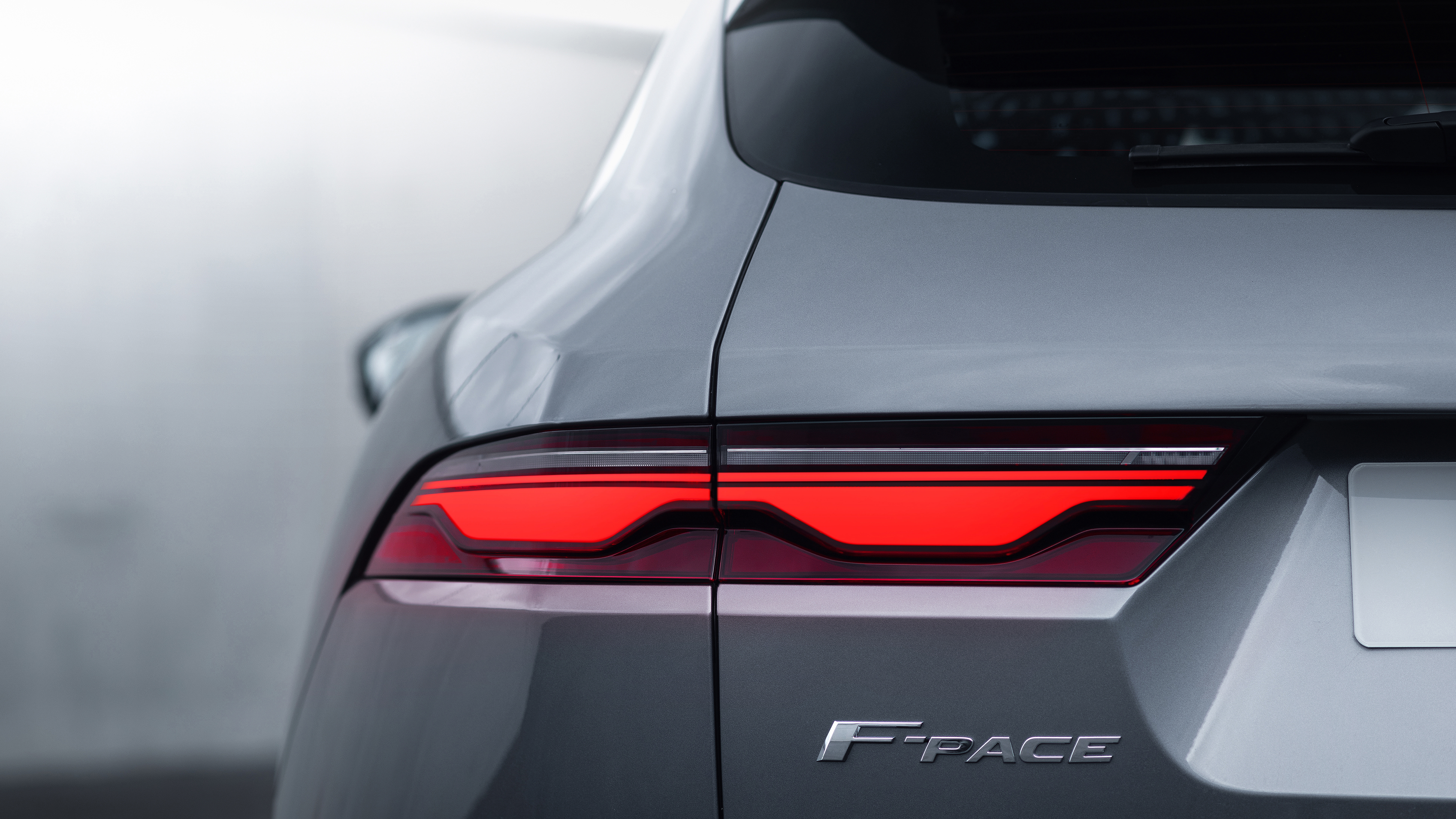 2020 Jaguar F-Pace - rear lights close up