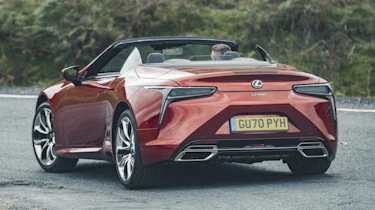Lexus LC Convertible rear cornering