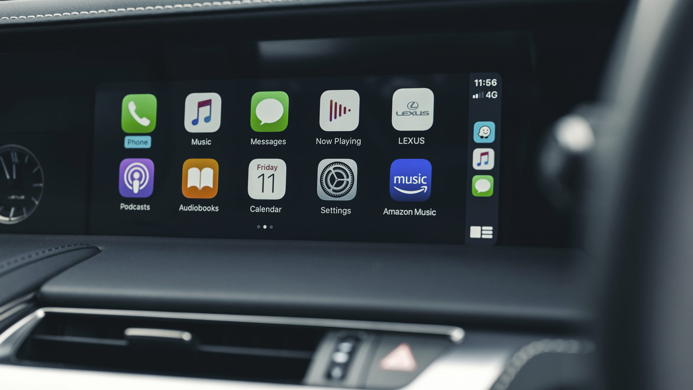 Lexus LC Convertible infotainment display