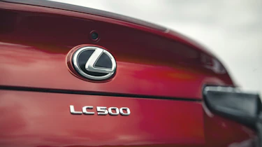 Lexus LC Convertible rear badge