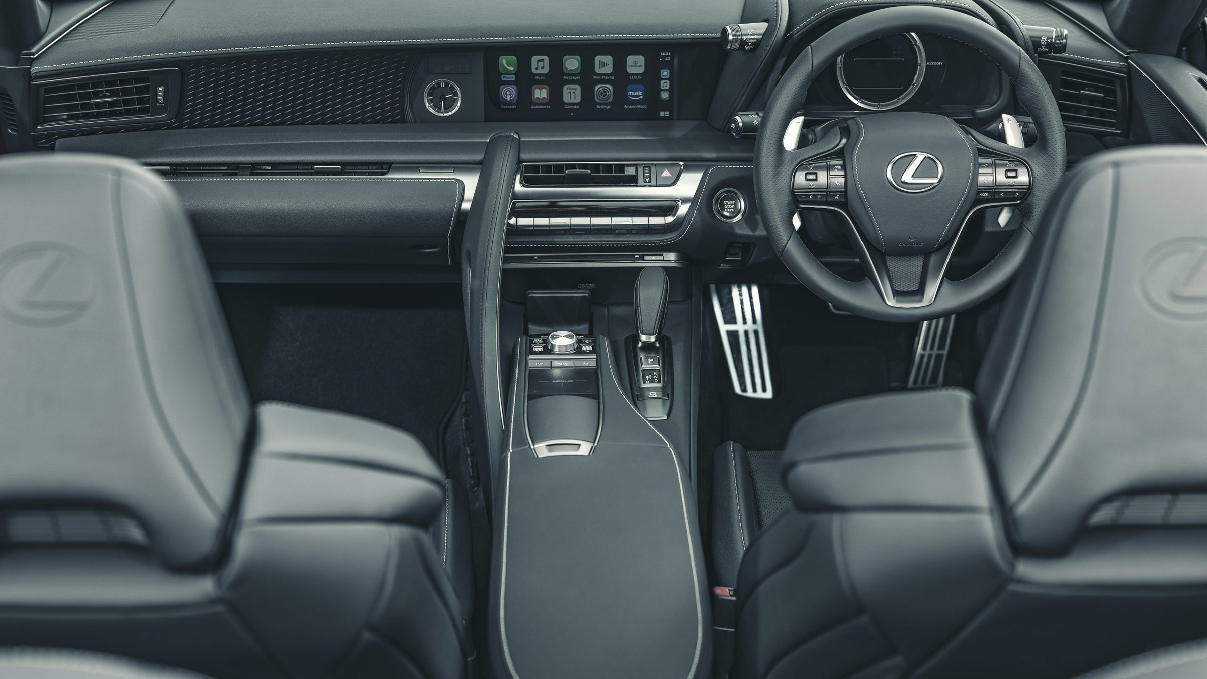 Lexus LC Convertible dashboard