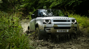 2020 Land Rover Defender 90 - front 3/4 off-roading
