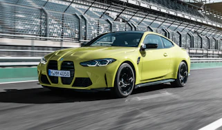 2021 BMW M4 Competition Coupe - front 3/4 dynamic