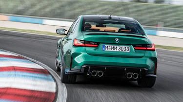 2021 BMW M3 Competition saloon - rear view dynamic