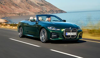 2020 BMW 4 Series Convertible driving