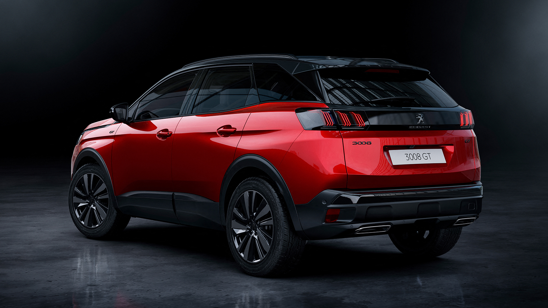2020 Peugeot 3008 - rear 3/4 static