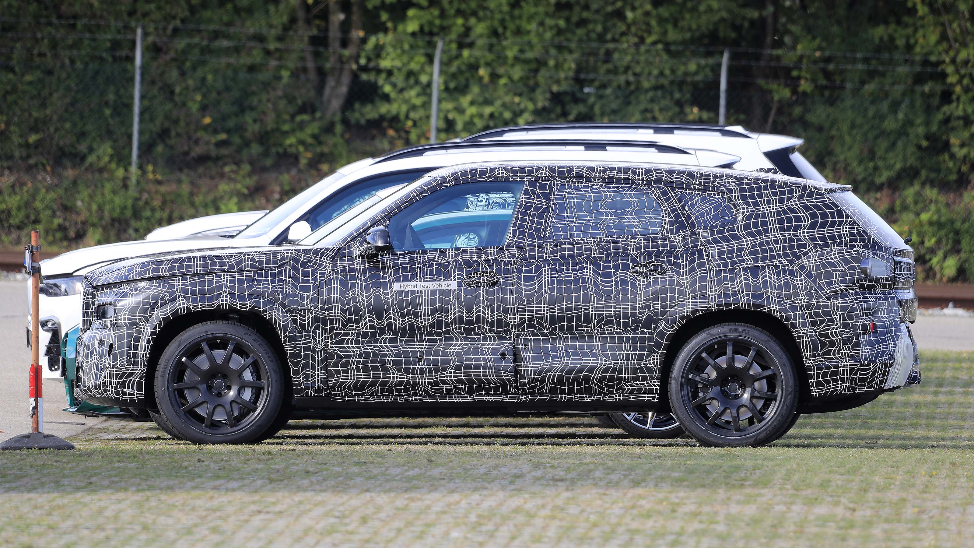 BMW X8 SUV prototype - side view