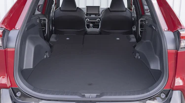 Suzuki Across SUV boot seats folded down