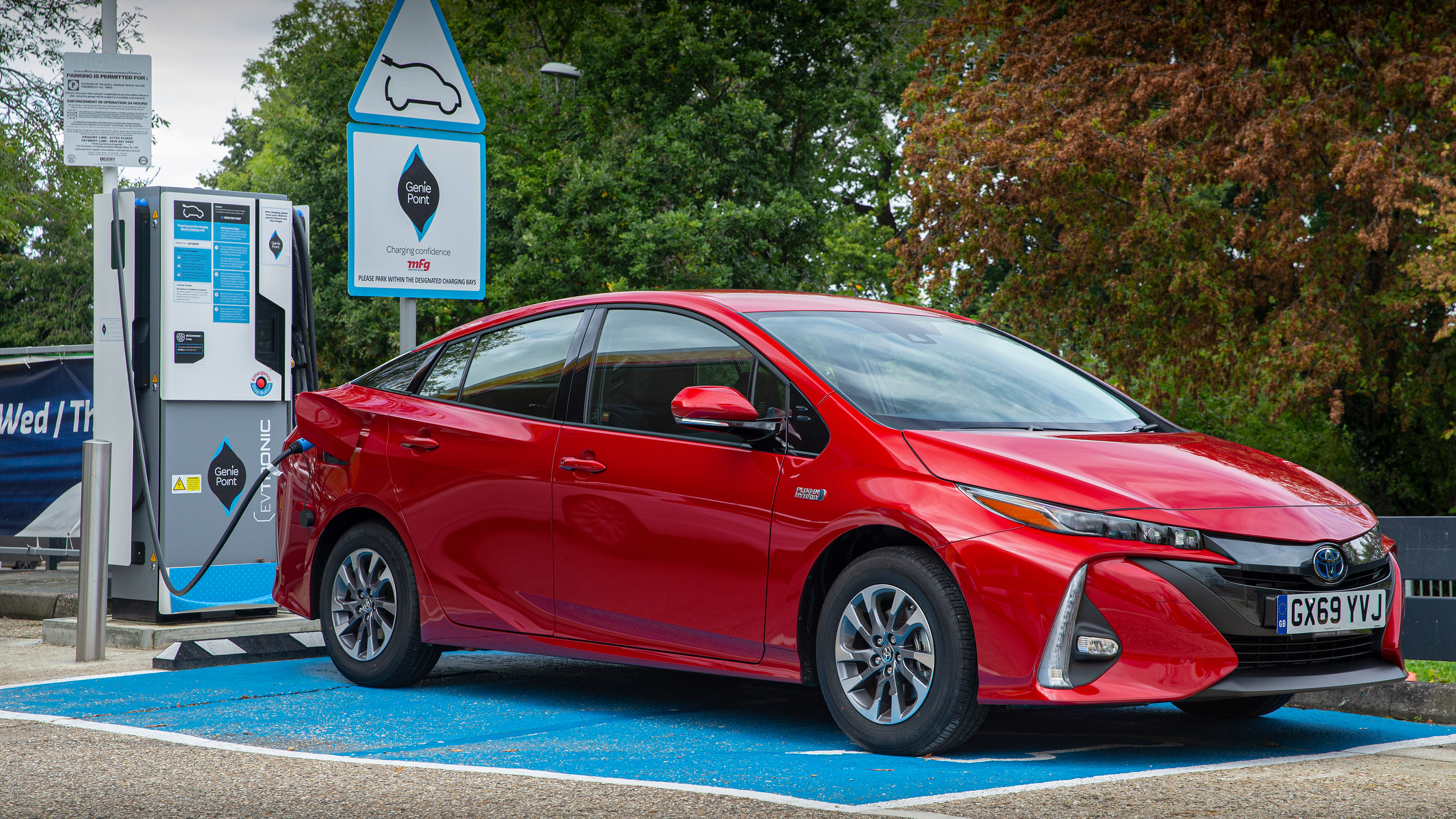 Toyota Prius Plug-in Hybrid hatchback charging