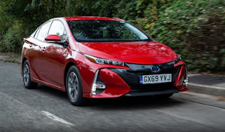 Toyota Prius Plug-in Hybrid hatchback front 3/4 tracking