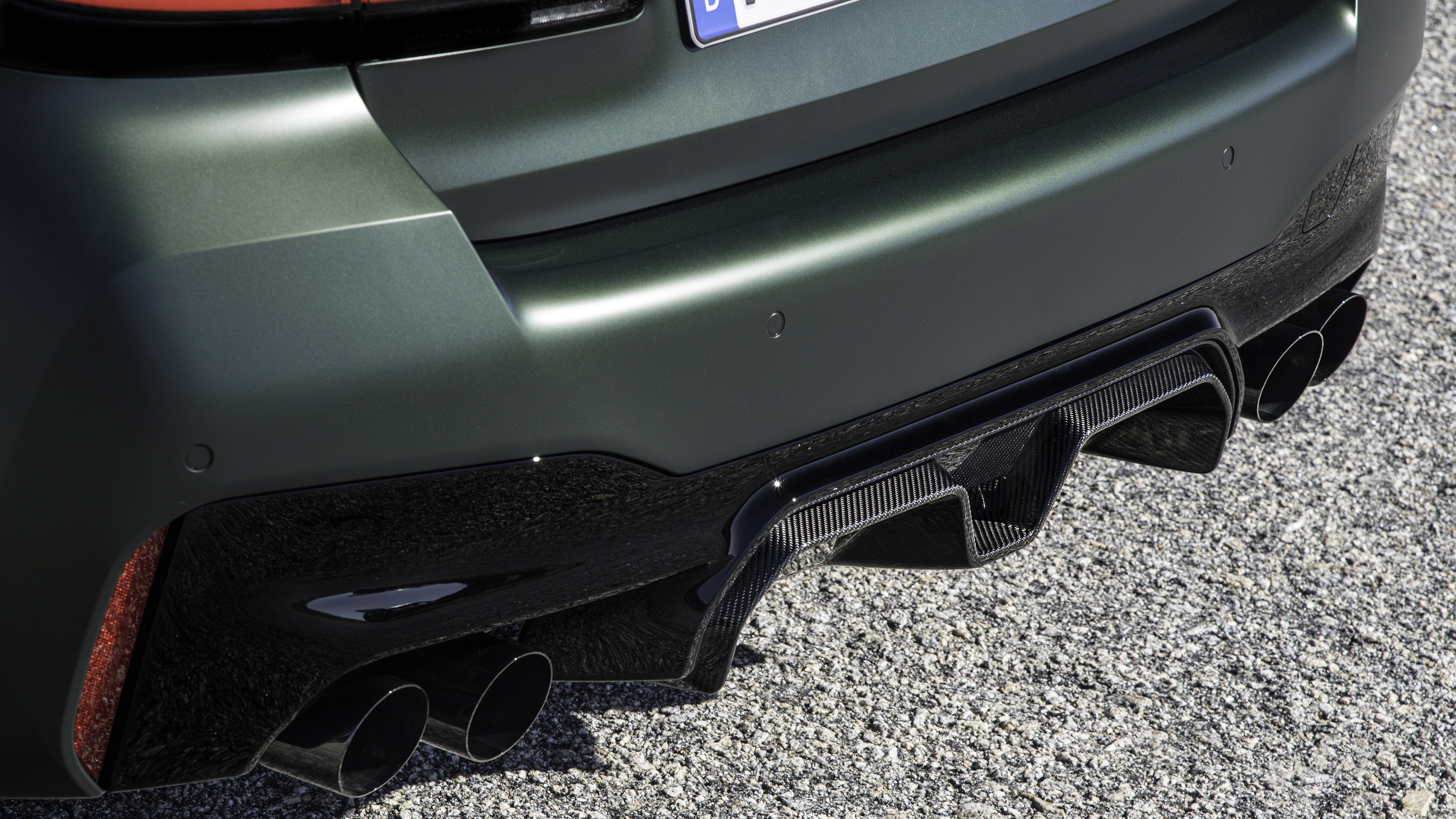 2021 BMW M5 CS - rear diffuser