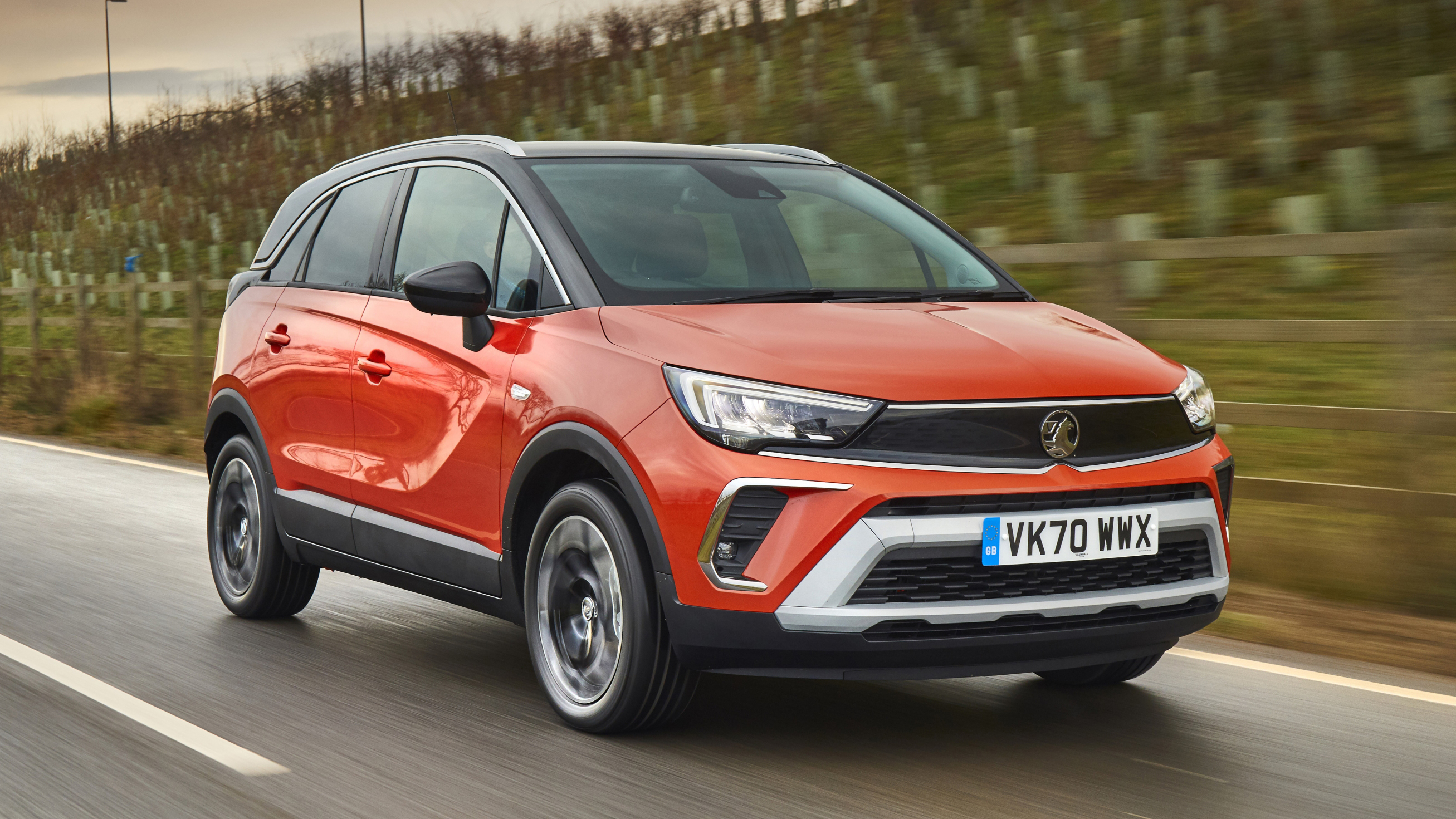 2021 Vauxhall Crossland SUV - front 3/4 driving