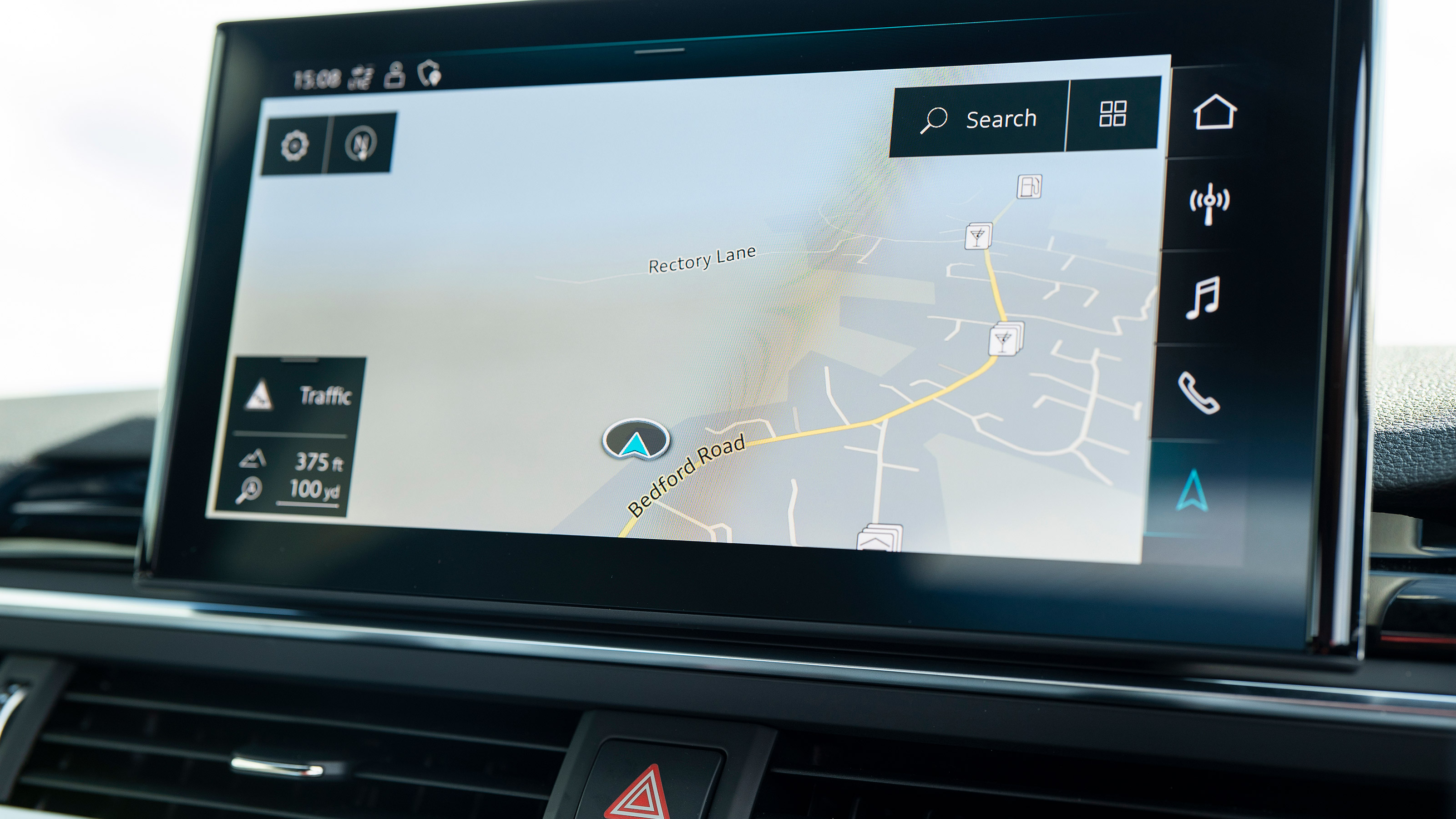 Audi A4 Avant estate infotainment display