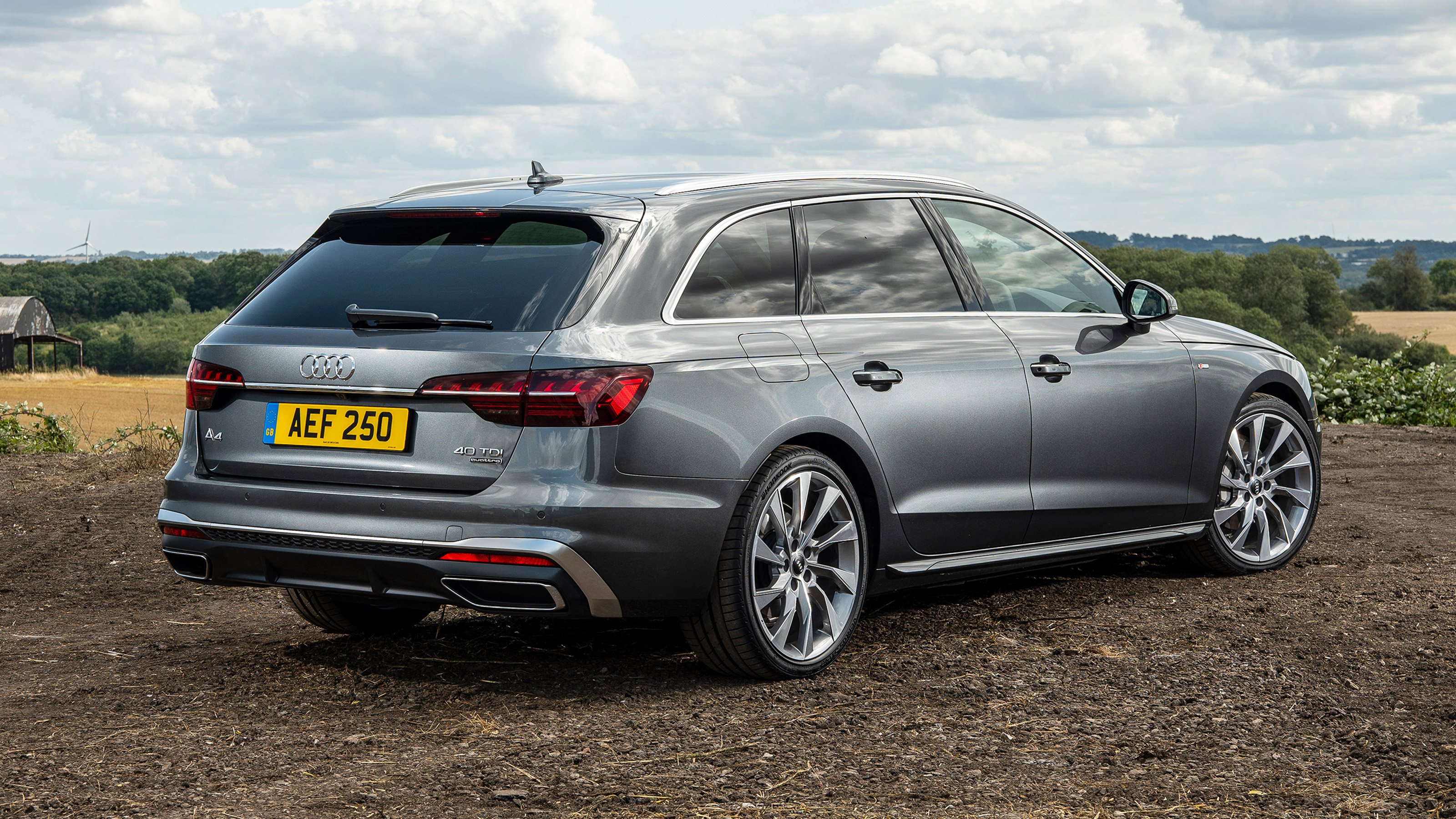 Audi A4 Avant estate rear 3/4 static