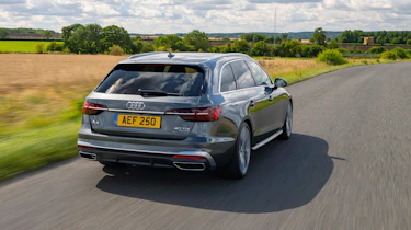 Audi A4 Avant estate rear 3/4 tracking