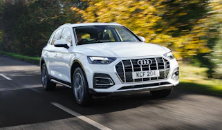 Audi Q5 driving