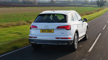 Audi Q5 driving - rear