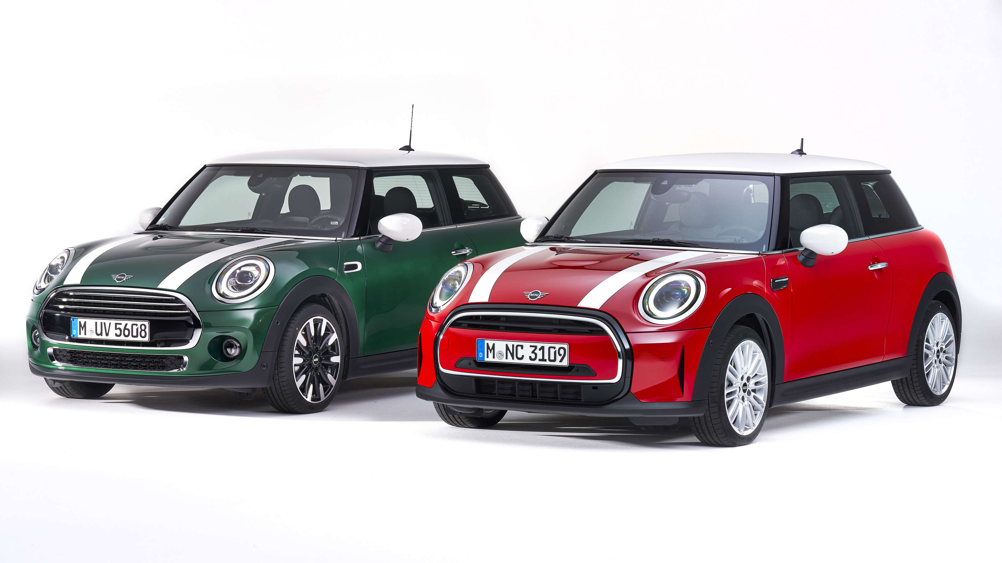MINI hatchback - old (left) vs new (right)