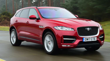 Jaguar F-Pace - front 3/4 passing