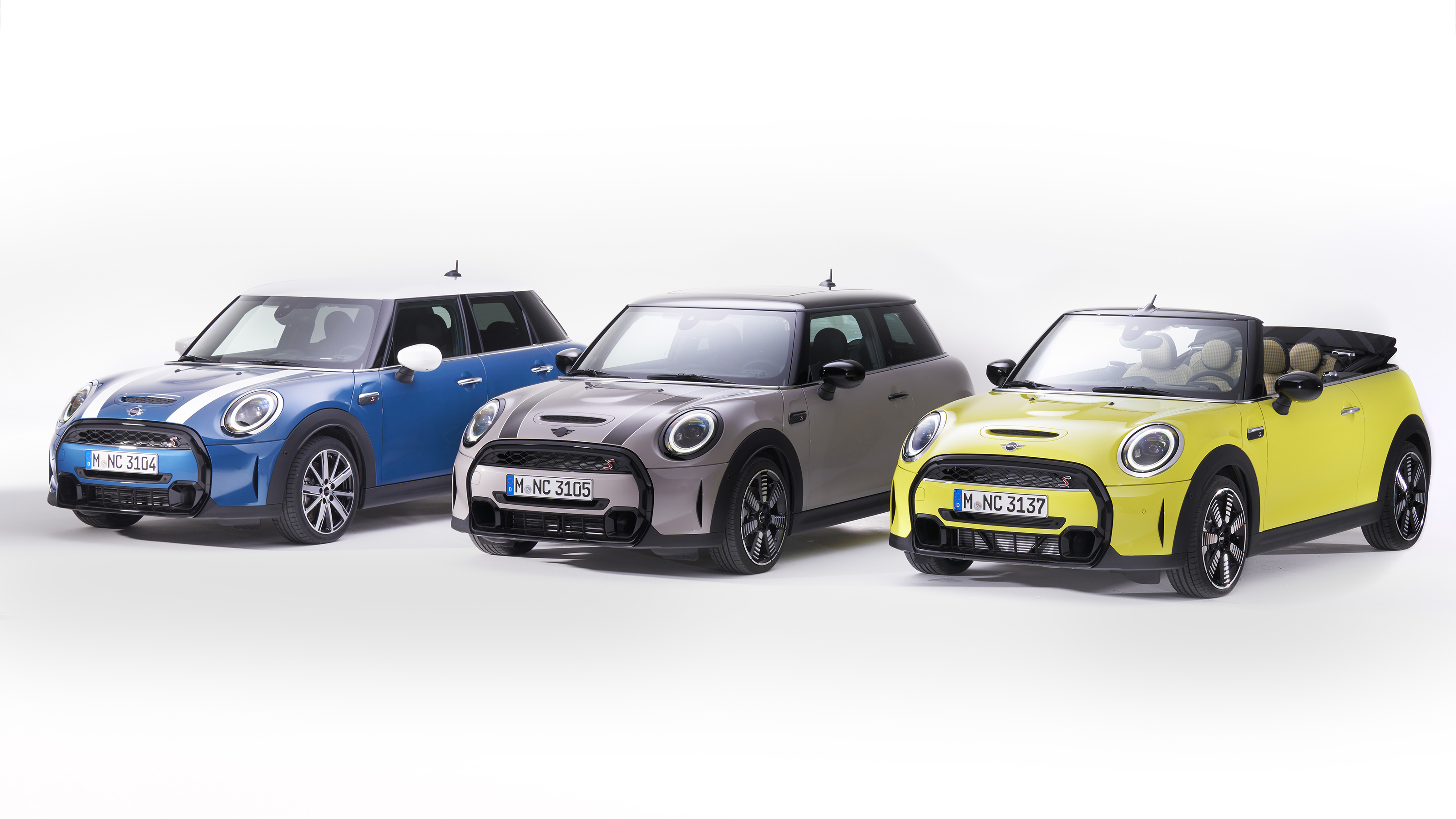 Facelifted MINI range