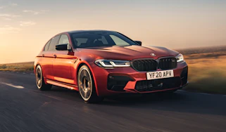 2021 BMW M5 Competition saloon - front 3/4 dynamic