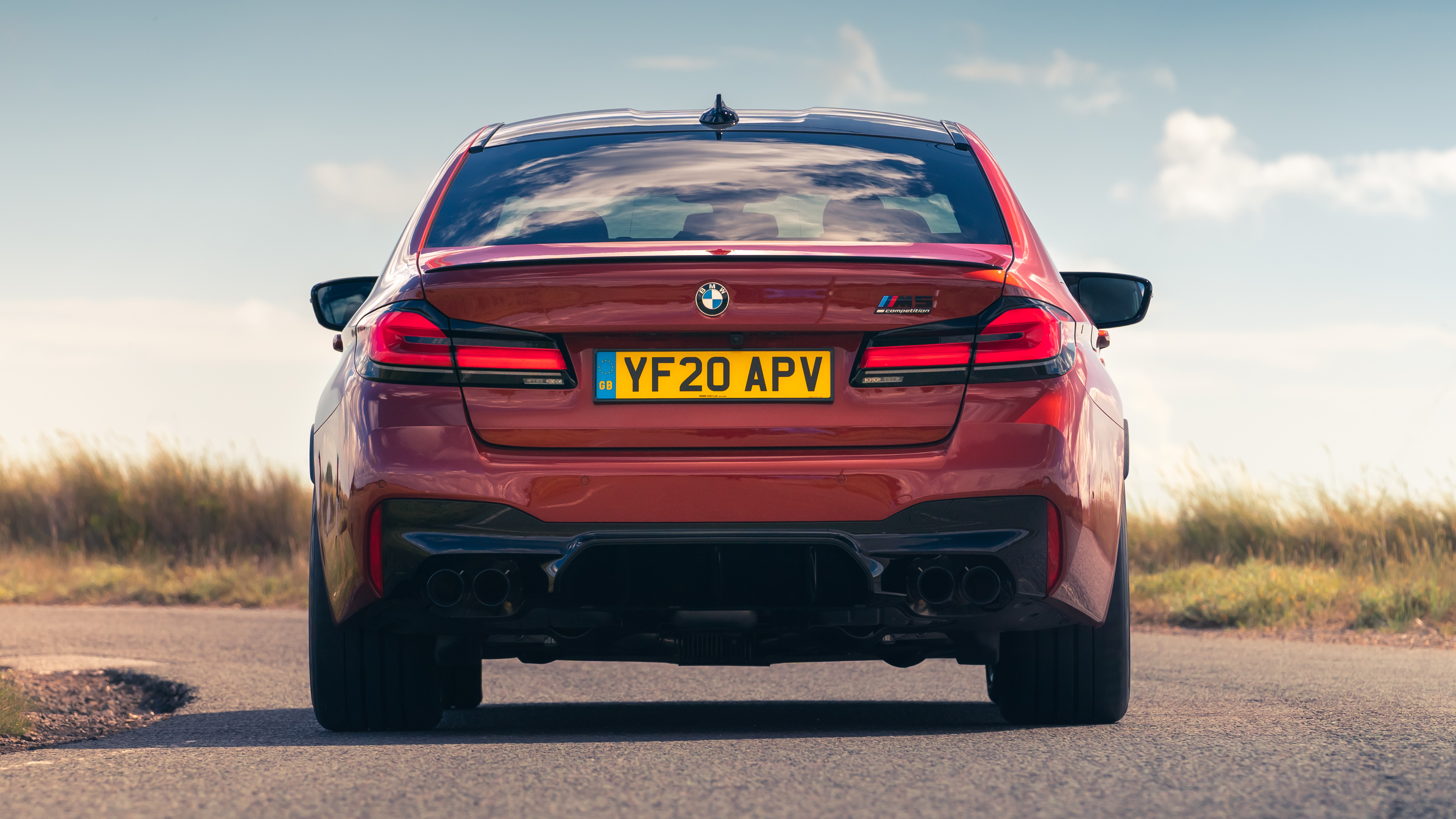 2021 BMW M5 Competition saloon - rear dynamic
