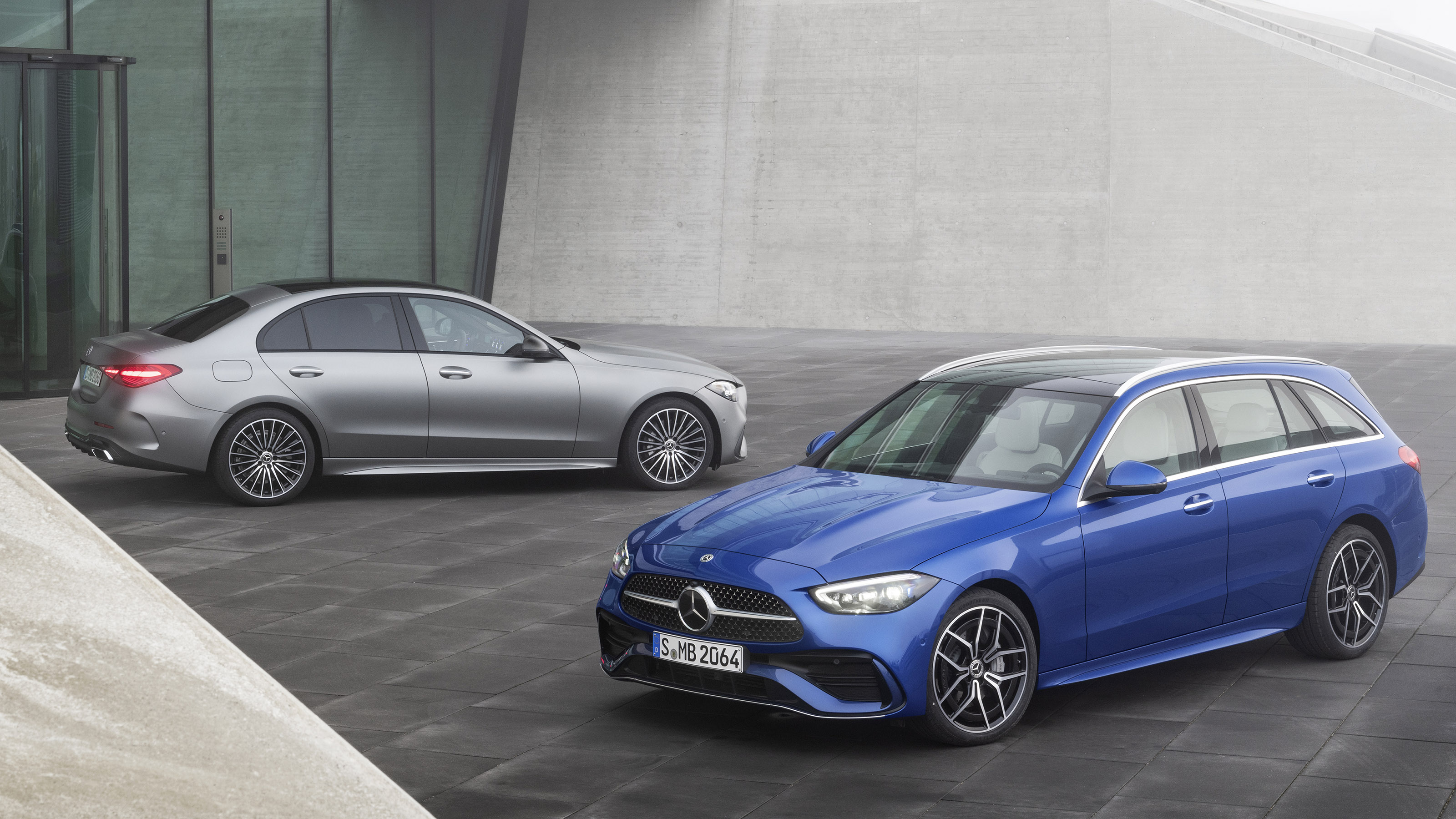2021 Mercedes C-Class saloon and estate