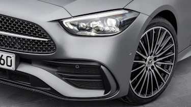 2021 Mercedes C-Class front end detail