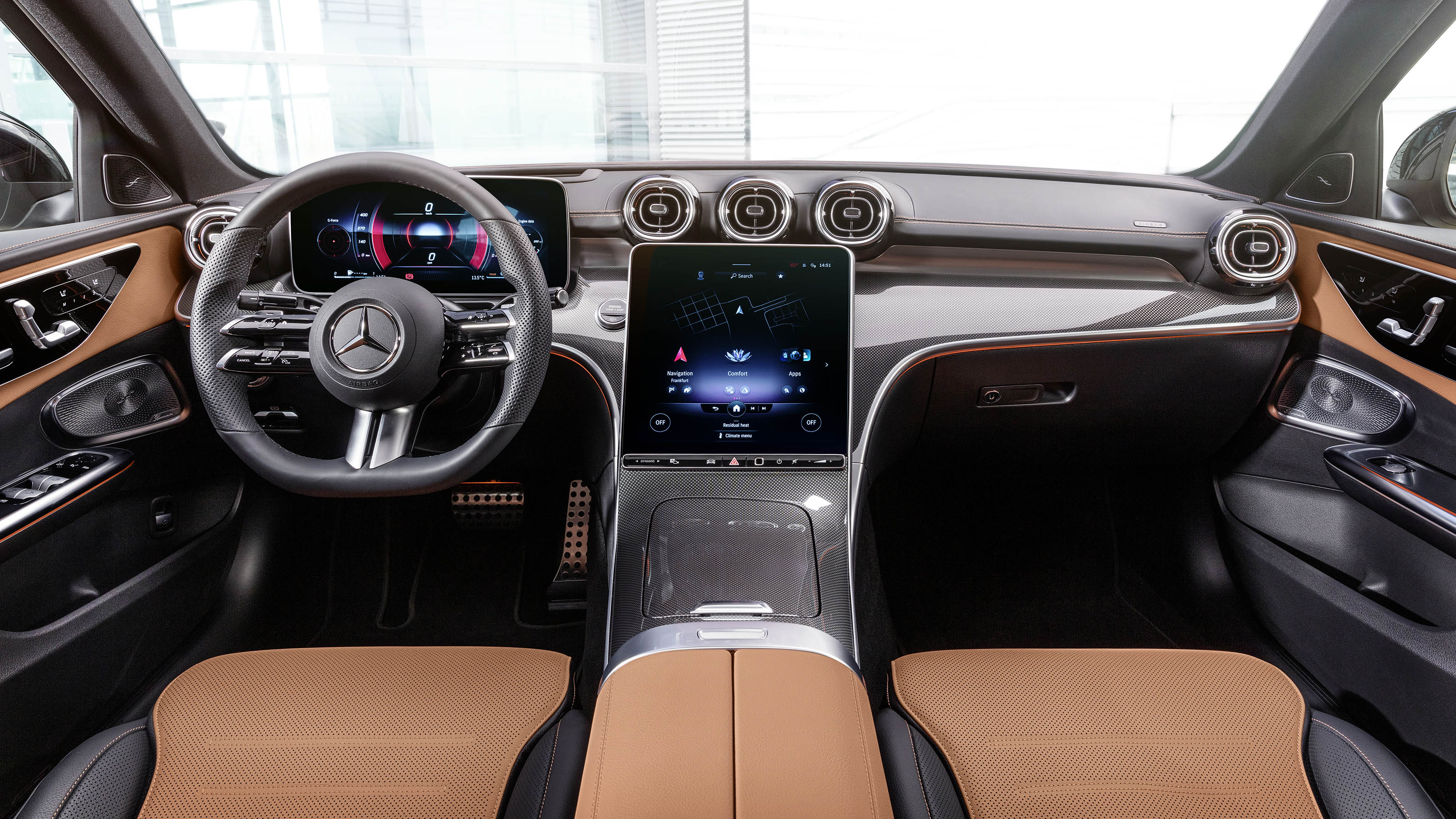 2021 Mercedes C-Class interior