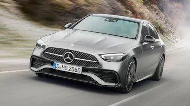 2021 Mercedes C-Class driving