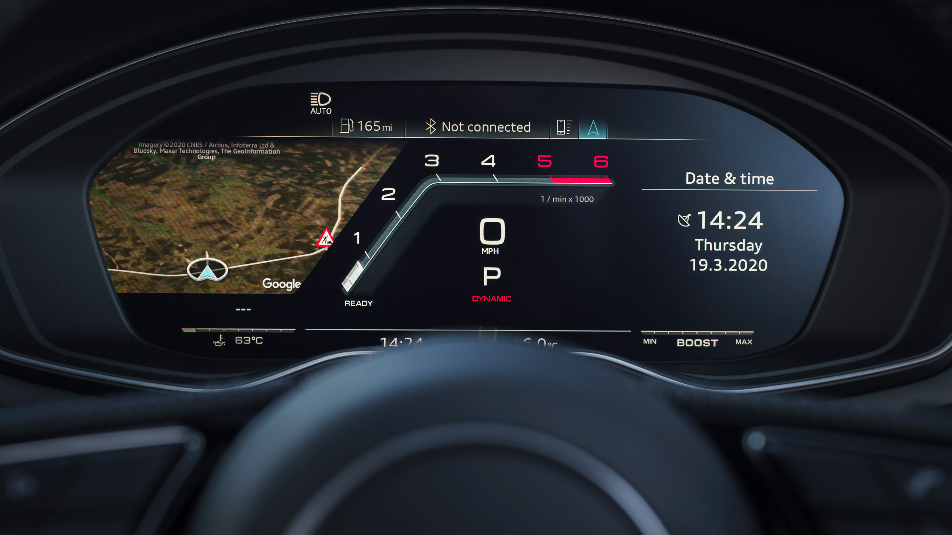 Audi S5 Coupe digital instruments