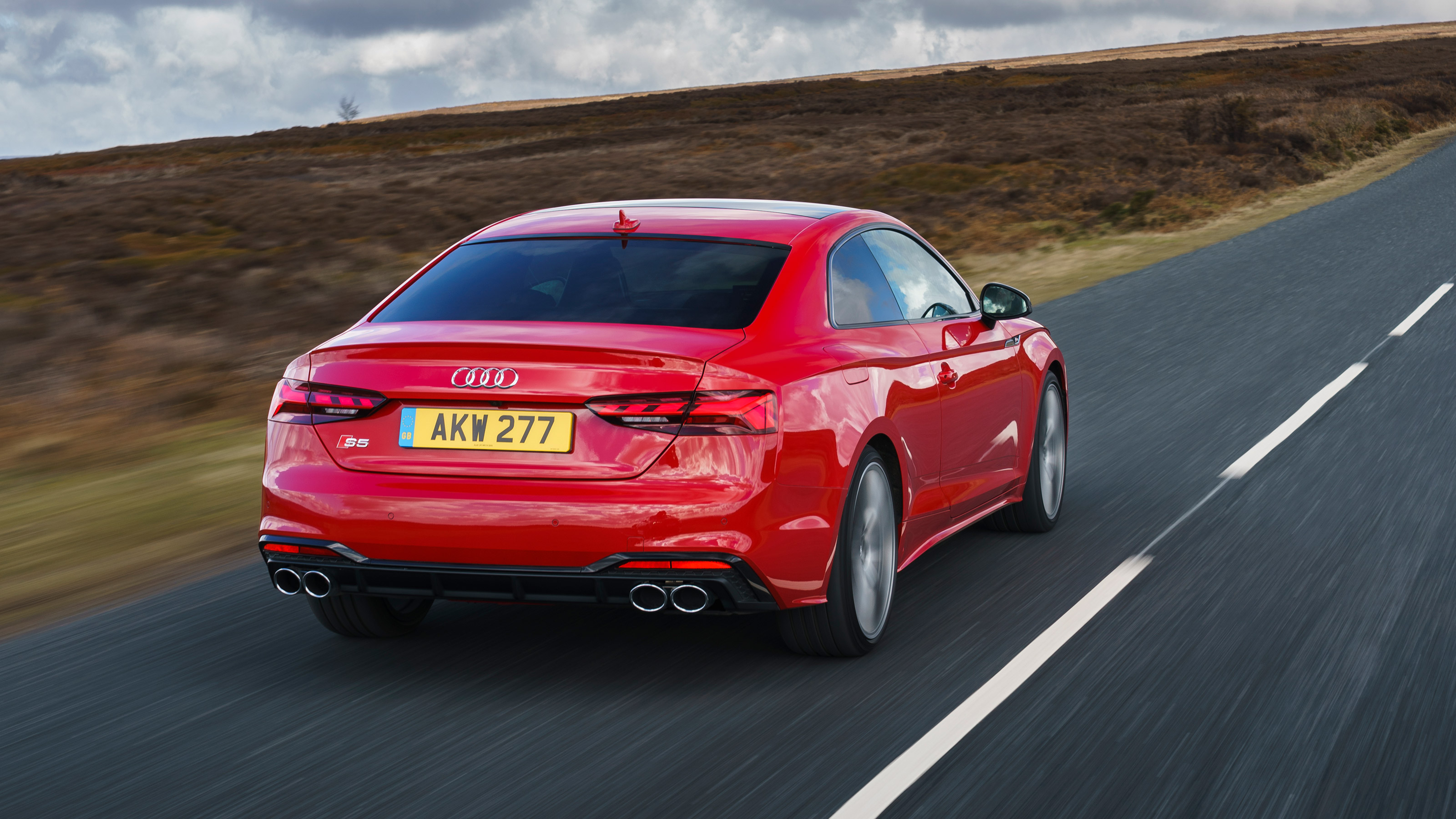 Audi S5 Coupe rear 3/4 tracking