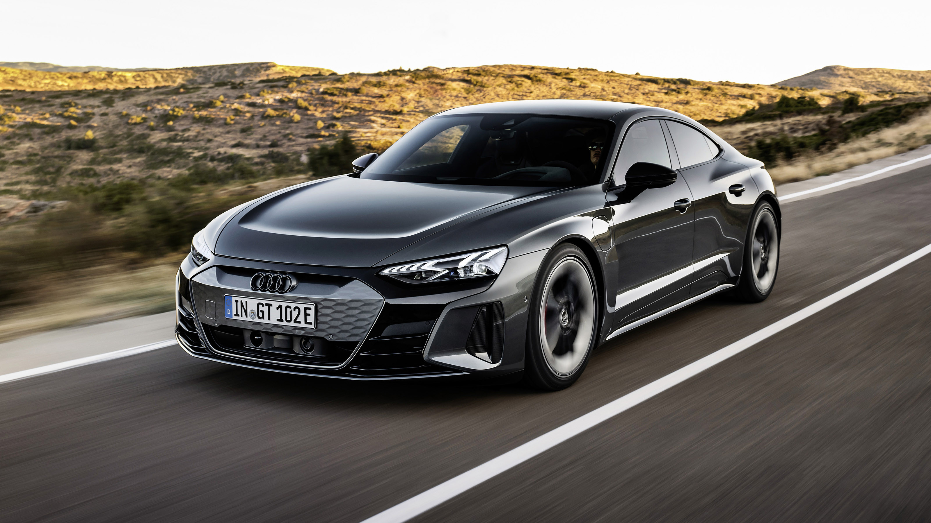Audi RS e-tron GT driving