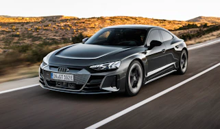 Audi RS e-tron GT driving