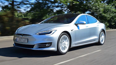 Tesla Model S - front 3/4 view