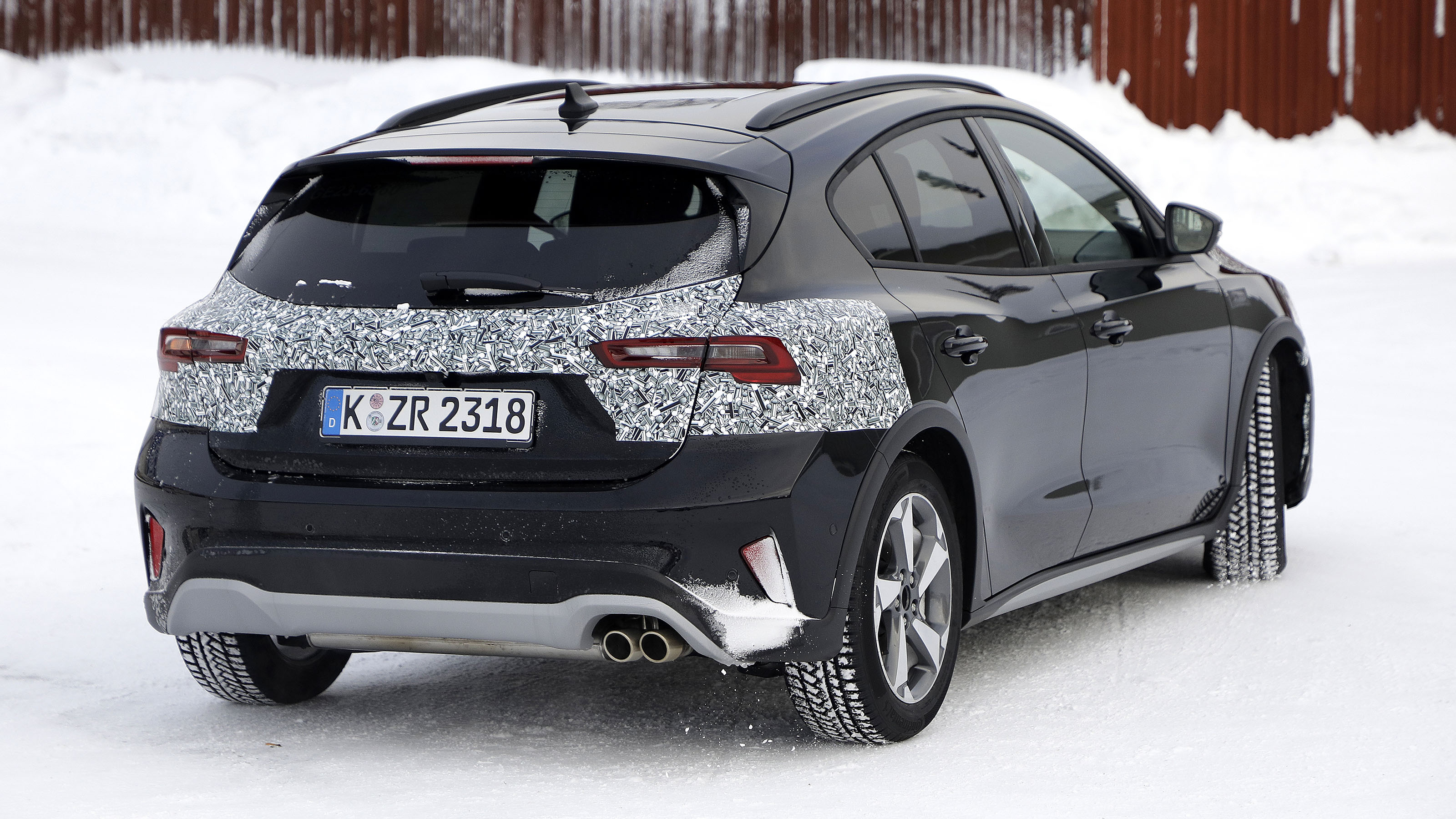 2021 Ford Focus development model - rear