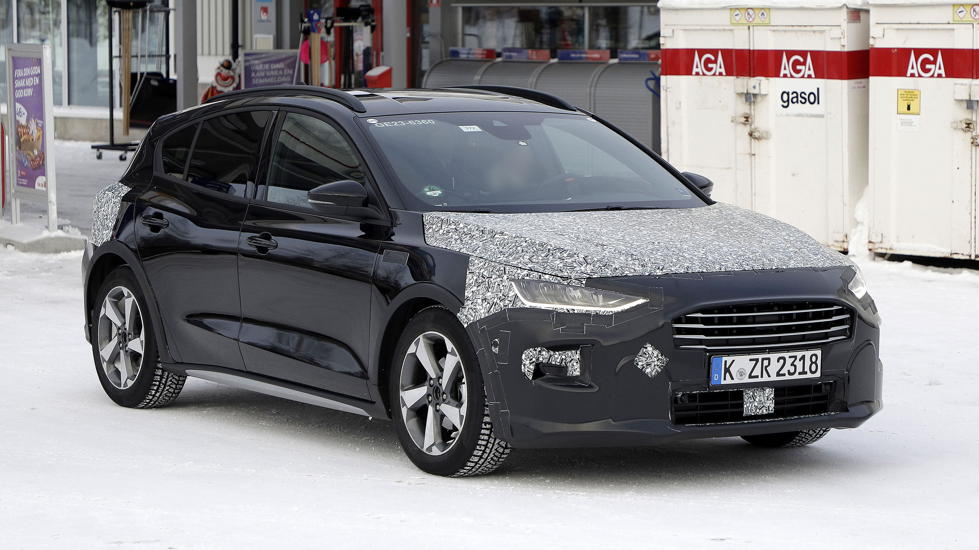 2021 Ford Focus in camouflage