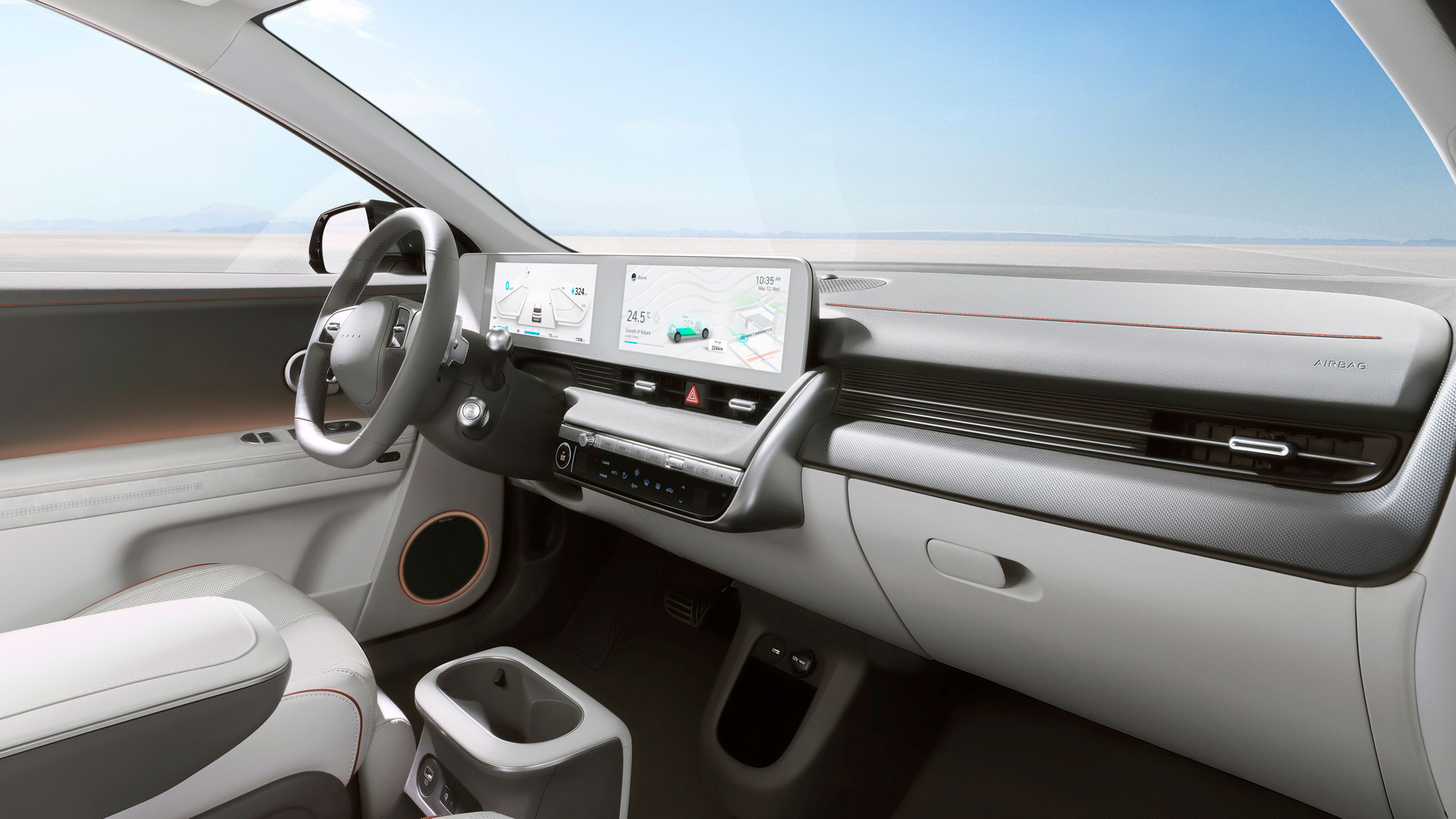 Hyundai Ioniq 5 - interior wide view