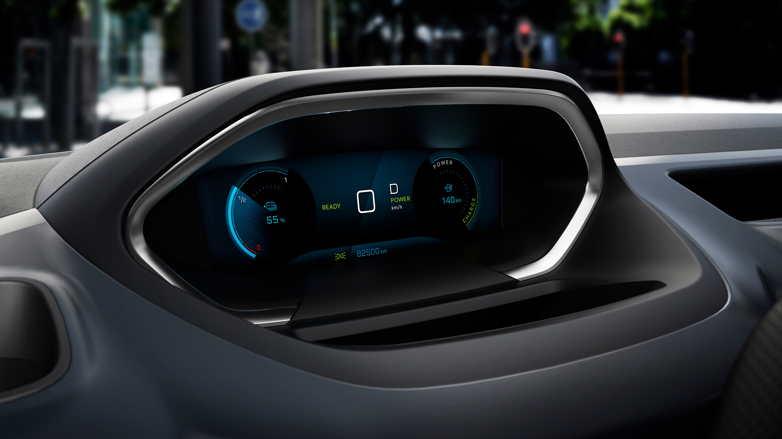 Peugeot e-Rifter digital instrument cluster