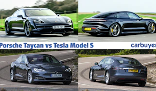 Porsche Taycan vs Tesla Model S header